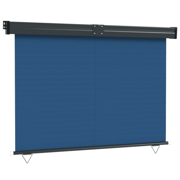 Toldo lateral de balcón azul 145x250 cm