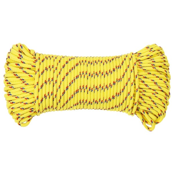 Cuerda de barco polipropileno amarillo 4 mm 50 m