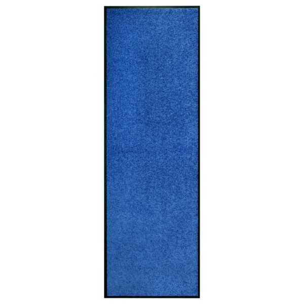 Felpudo lavable azul 60x180 cm