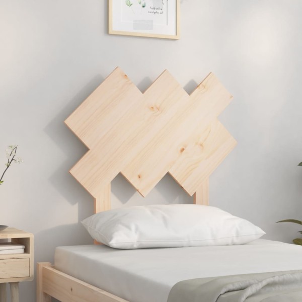 Cabecero de cama madera maciza de pino 72,5x3x81 cm