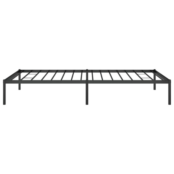 Estructura de cama de metal negro 107x203 cm