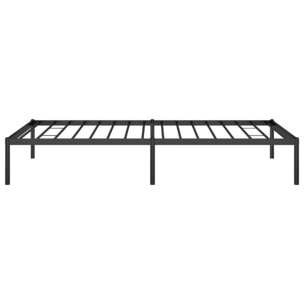 Estructura de cama metal negro 100x190 cm