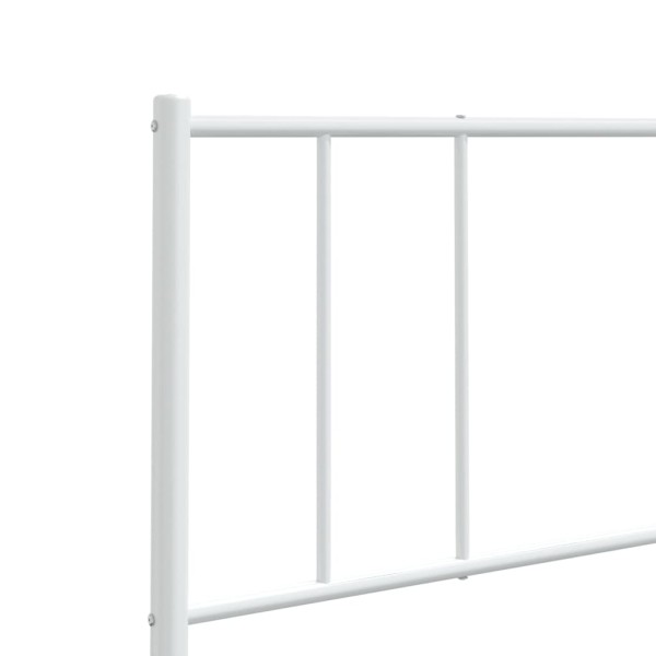 Cabecero de metal blanco 150 cm