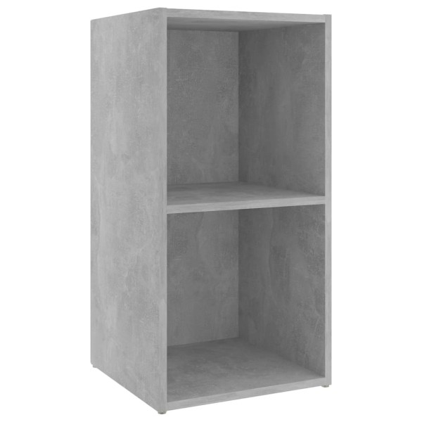 Mueble para TV madera contrachapada gris hormigón 72x35x36,5 cm