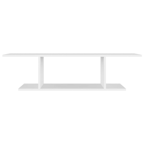 Mueble de pared para TV blanco 103x30x26,5 cm