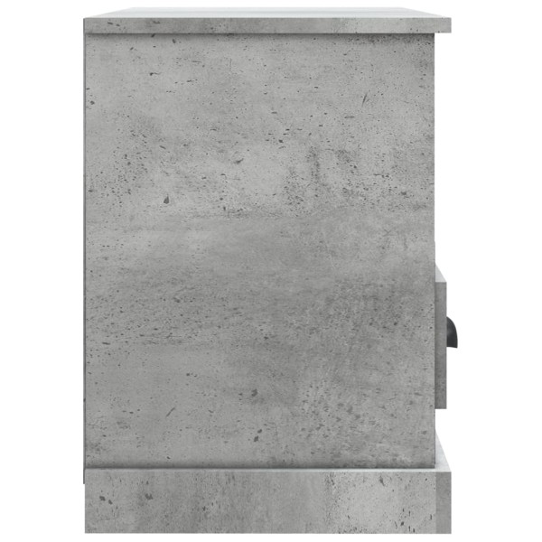 Mueble para TV madera contrachapada gris hormigón 80x35x50 cm