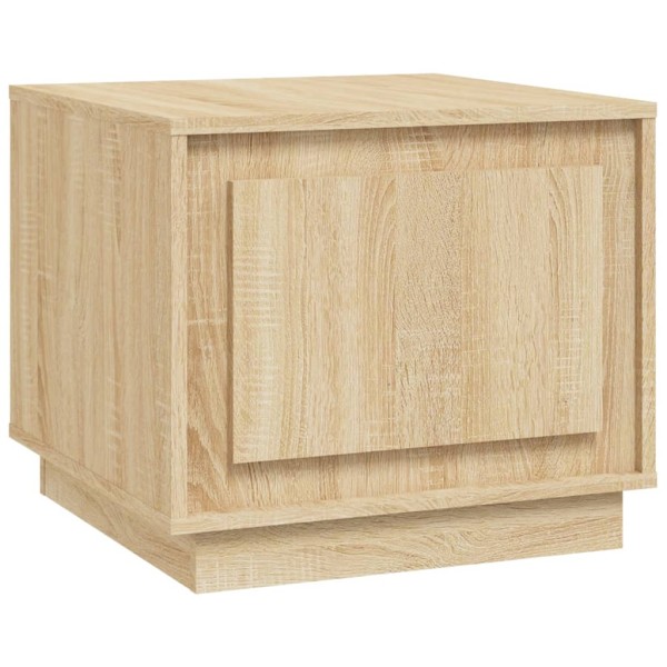 Mesa de centro madera contrachapada roble Sonoma 51x50x44 cm