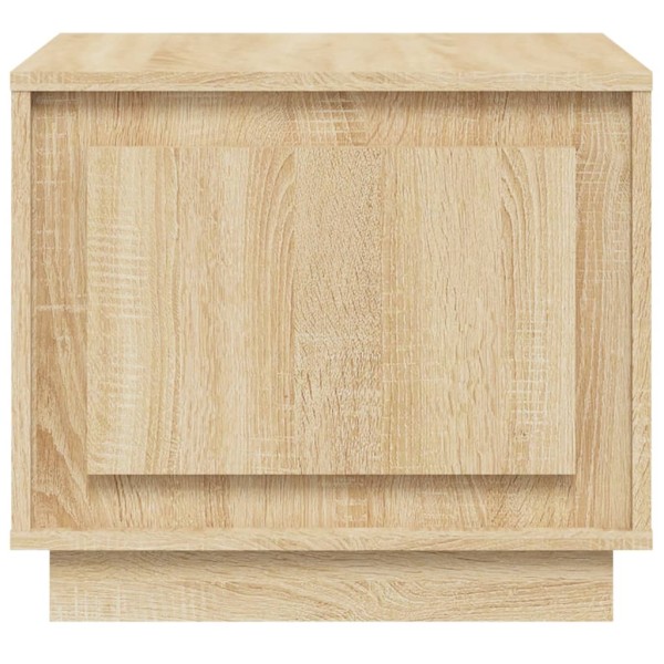 Mesa de centro madera contrachapada roble Sonoma 51x50x44 cm