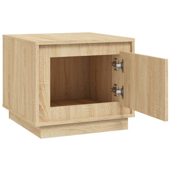 Mesa de centro madera contrachapada roble Sonoma 51x50x44 cm