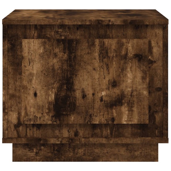 Mesa de centro madera contrachapada roble ahumado 51x50x44 cm