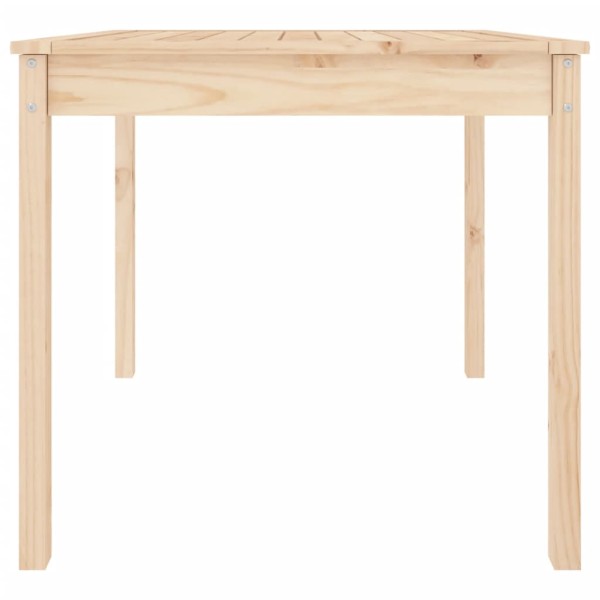 Mesa de jardín madera maciza de pino 82,5x82,5x76 cm