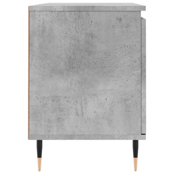 Mueble de TV madera de ingeniería gris hormigón 104x35x50 cm