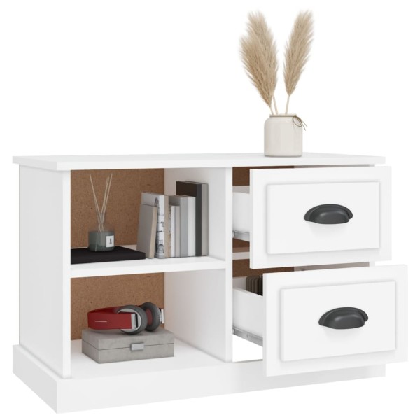 Mueble para TV madera contrachapada blanco 73x35,5x47,5 cm