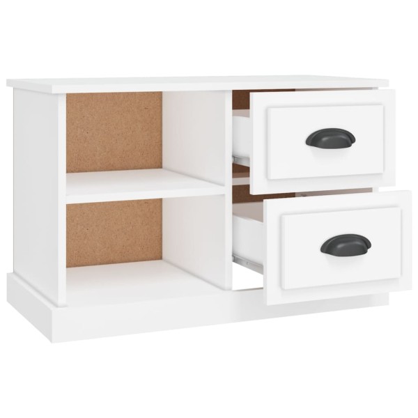 Mueble para TV madera contrachapada blanco 73x35,5x47,5 cm