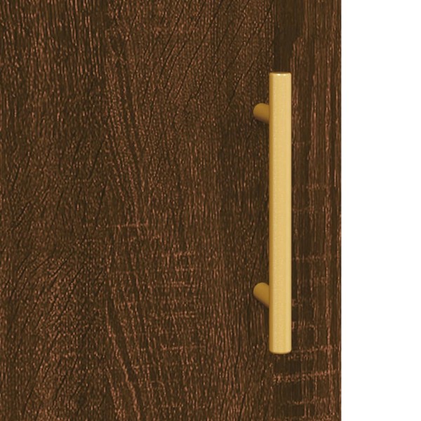 Armario de pared madera de ingeniería marrón roble 60x31x70 cm