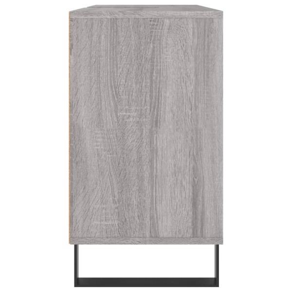 Mueble de baño madera de ingeniería gris Sonoma 80x33x60 cm