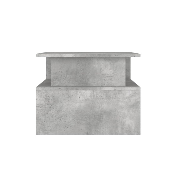 Mesa de centro madera de ingeniería gris hormigón 90x55x42,5 cm