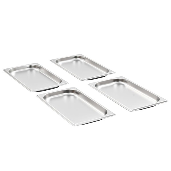 Bandejas Gastronorm 12 unidades GN 1/3 20 mm acero inoxidable