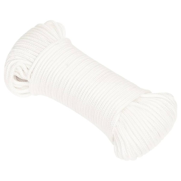 Cuerda de barco polipropileno blanco intenso 4 mm 25 m