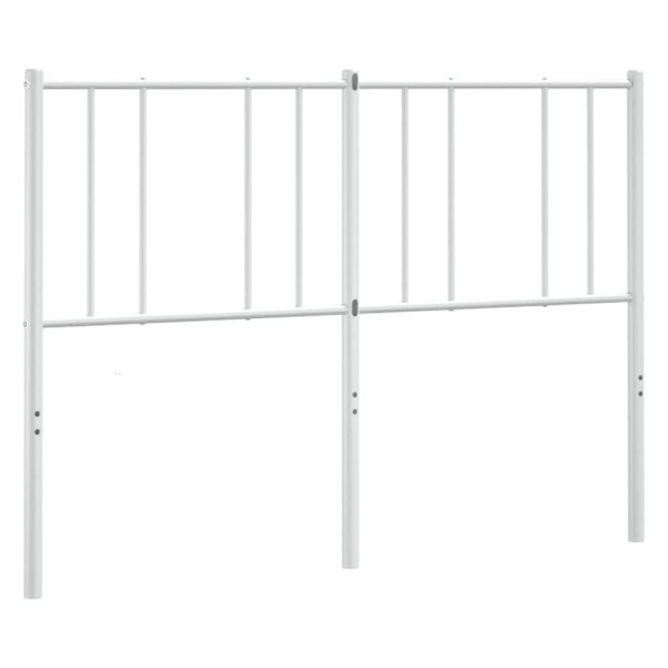 Cabecero de metal blanco 135 cm