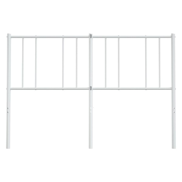 Cabecero de metal blanco 135 cm