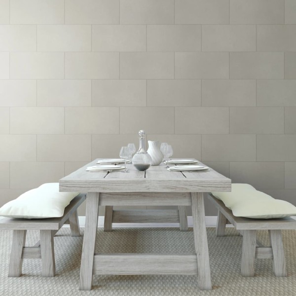 Grosfillex Baldosa de pared Gx Wall+ 11 uds piedra gris claro