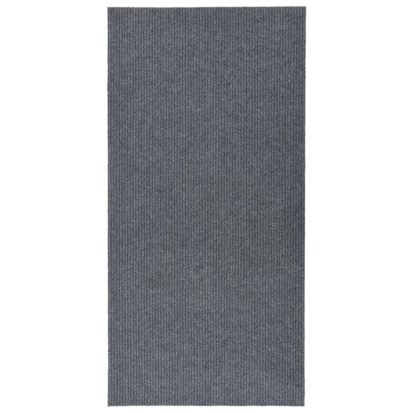 Alfombra de pasillo atrapa suciedad 100x200 cm gris