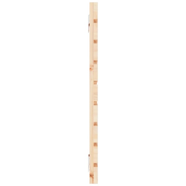 Cabecero de cama de pared madera maciza de pino 156x3x63 cm