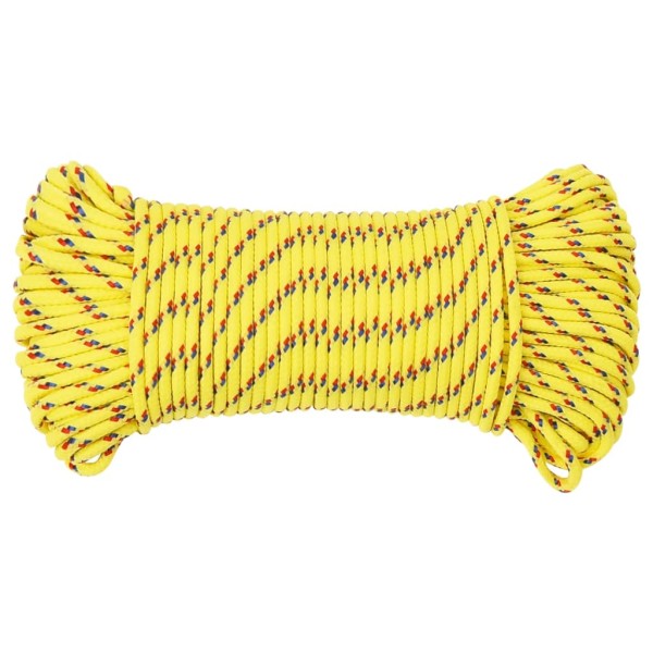 Cuerda de barco polipropileno amarillo 5 mm 50 m