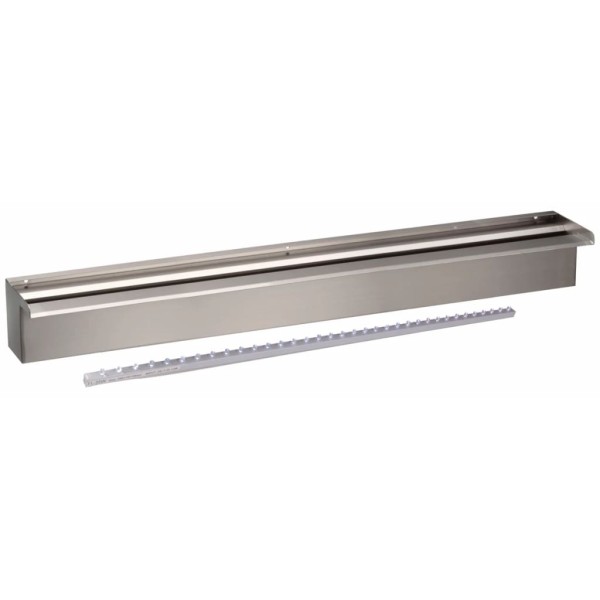 Ubbink Cascada Niágara 90 cm de acero inoxidable con luz LED