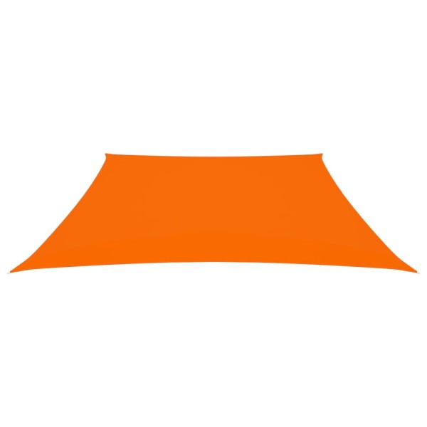 Toldo de vela trapezoidal tela oxford naranja 3/4x3 m