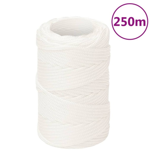 Cuerda de barco polipropileno blanco intenso 2 mm 250 m