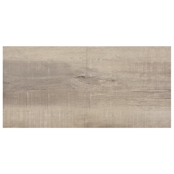 Lamas para suelo autoadhesivas 55 piezas PVC 5,11 m² gris taupe