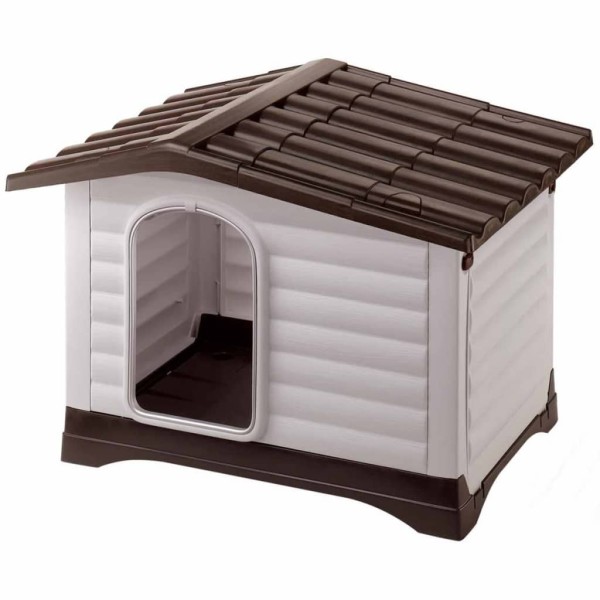 Ferplast Caseta para perros Villa 70 gris 73x59x53 cm 87253099