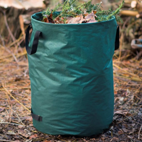 Nature Bolsa de basura para jardín redonda verde 240 L