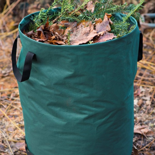 Nature Bolsa de basura para jardín redonda verde 240 L