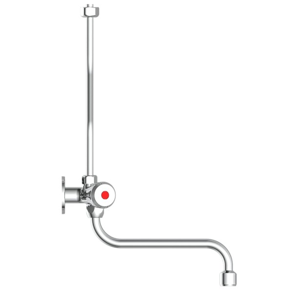 SCHÜTTE Grifo mezclador de fregadero bimando baja presión cromo