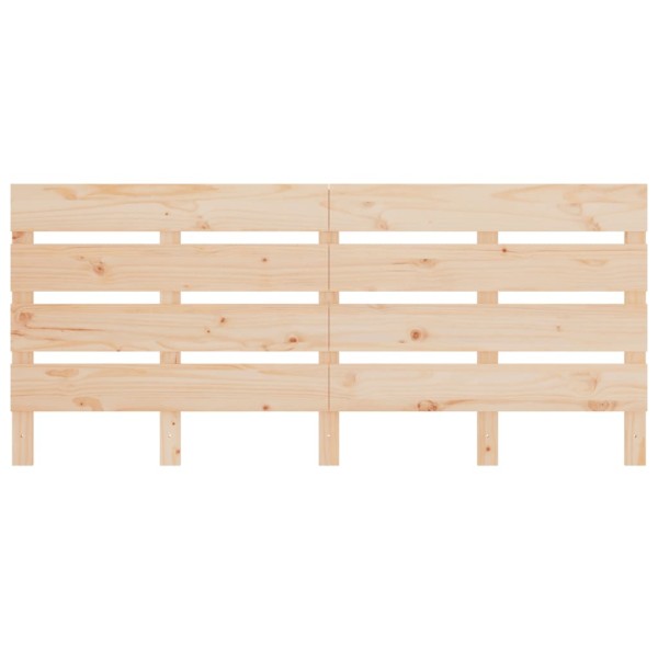 Cabecero de cama madera maciza de pino 135x3x80 cm