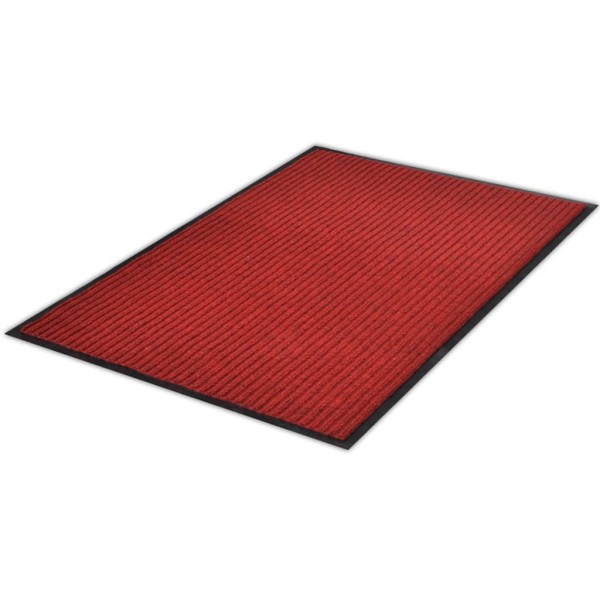 Felpudo de PVC rojo 117x220 cm