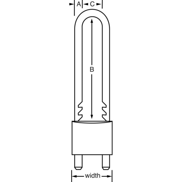 Master Lock Candado con grillete ajustable latón macizo 50 mm 1950EURD