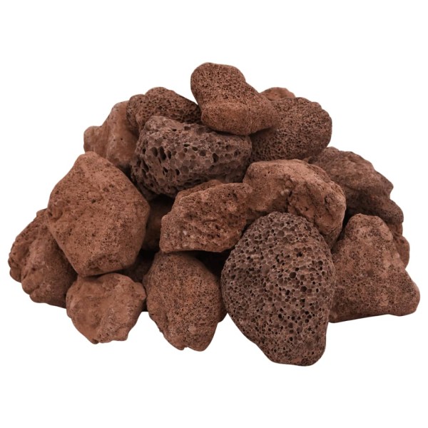 Rocas volcánicas rojas 25 kg 5-8 cm