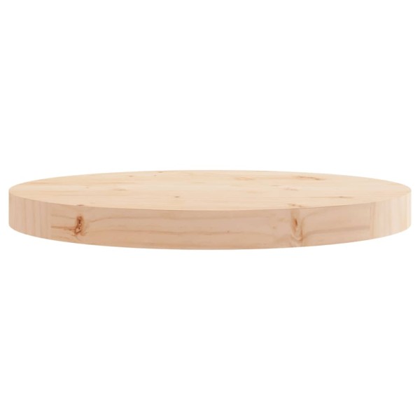 Tablero de mesa redondo madera maciza de pino Ø40x3 cm