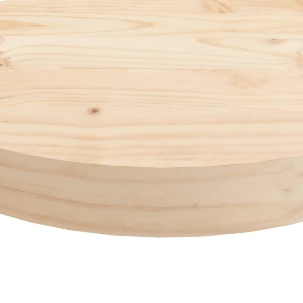 Tablero de mesa redondo madera maciza de pino Ø40x3 cm