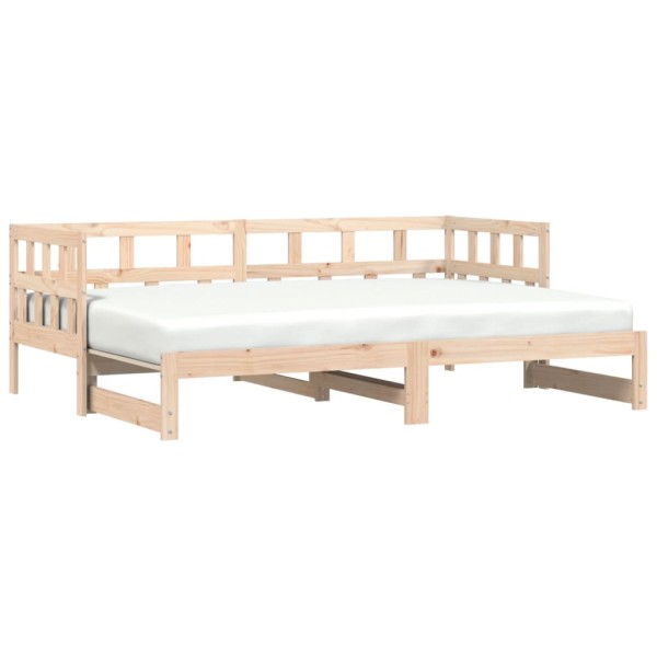 Sofá cama nido madera maciza de pino 90x190 cm