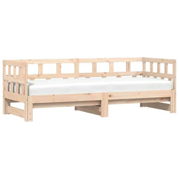 Sofá cama nido madera maciza de pino 90x190 cm