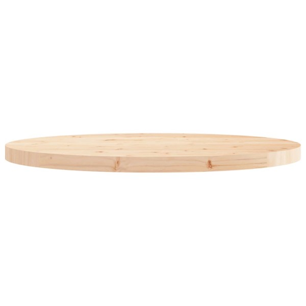 Tablero de mesa redondo madera maciza de pino Ø80x3 cm