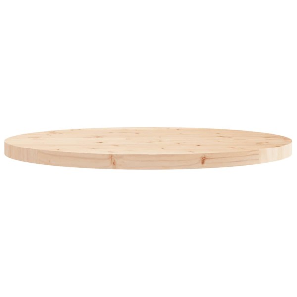 Tablero de mesa redondo madera maciza de pino Ø80x3 cm