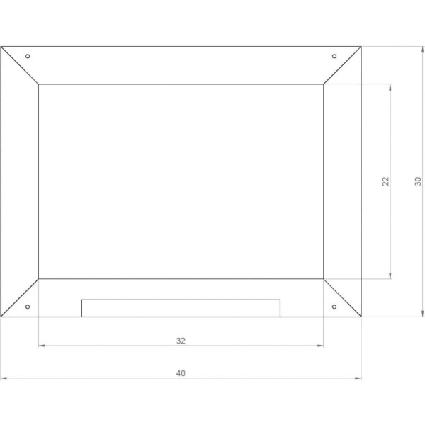 AXI Pizarra infantil para casita de juegos gris 2x40x30 cm