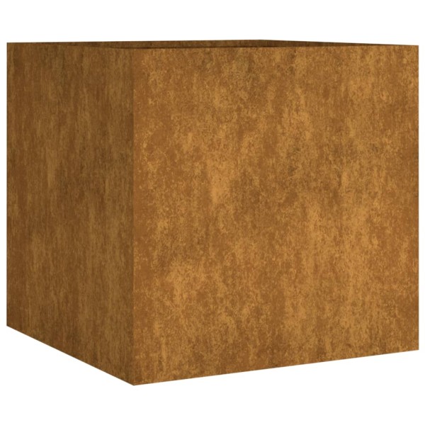 Maceta de acero corten 40x41x40 cm