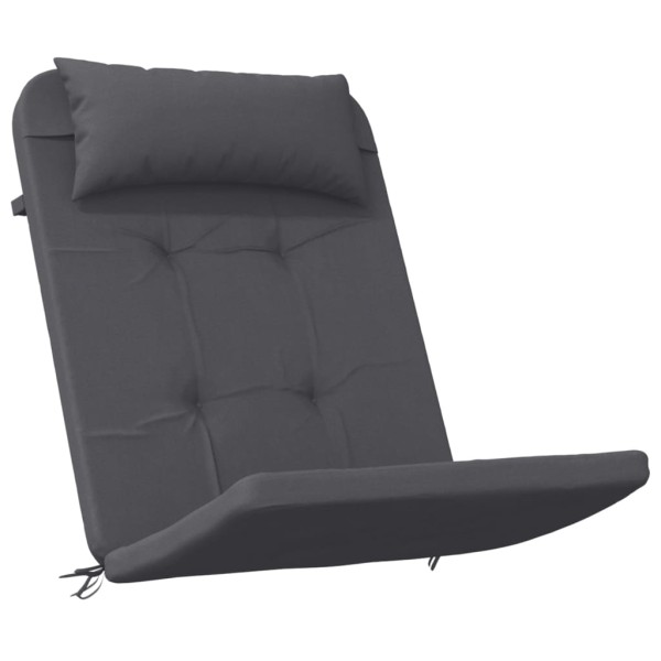 Cojines para silla Adirondack 2 uds tela Oxford gris antracita